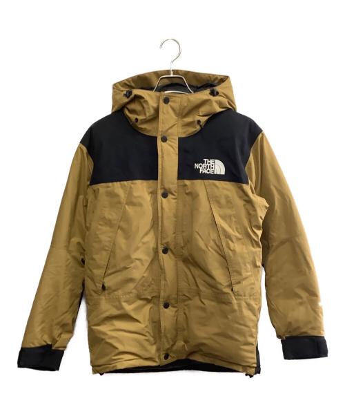 THE NORTH FACE（ザ ノース フェイス）THE NORTH FACE (ザ ノース フェイス) THE NORTH FACE マウンテンダウンジャケット ベージュ×ブラック サイズ:Sの古着・服飾アイテム