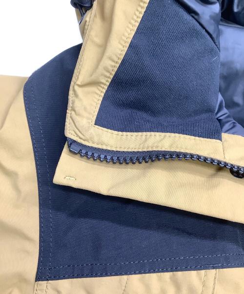 THE NORTH FACE（ザ ノース フェイス）THE NORTH FACE (ザ ノース フェイス) THE NORTH FACE マウンテンダウンジャケット ベージュ×ブラック サイズ:Sの古着・服飾アイテム