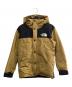 THE NORTH FACE（ザ ノース フェイス）の古着「THE NORTH FACE マウンテンダウンジャケット」｜ベージュ×ブラック
