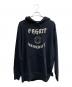 FRAGMENT UNIVERSITY（フラグメント ユニバーシティ）の古着「FRAGMENT UNIVERSITY　ブラック×ホワイト　プルオーバーパーカー」｜ブラック×ホワイト