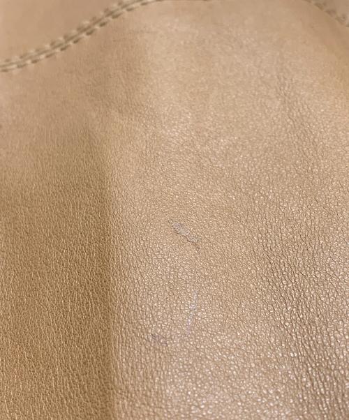 EMMETI（エンメティ）EMMETI (エンメティ) EMMETI　ブラウン　ラムレザージャケット ブラウン サイズ:SIZE 46の古着・服飾アイテム