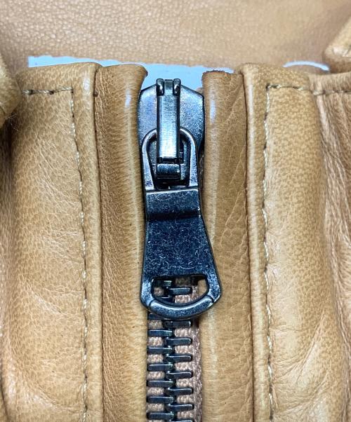 EMMETI（エンメティ）EMMETI (エンメティ) EMMETI　ブラウン　ラムレザージャケット ブラウン サイズ:SIZE 46の古着・服飾アイテム