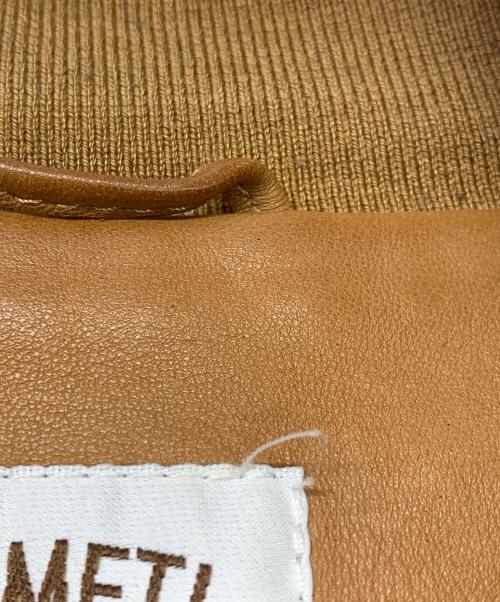 EMMETI（エンメティ）EMMETI (エンメティ) EMMETI　ブラウン　ラムレザージャケット ブラウン サイズ:SIZE 46の古着・服飾アイテム
