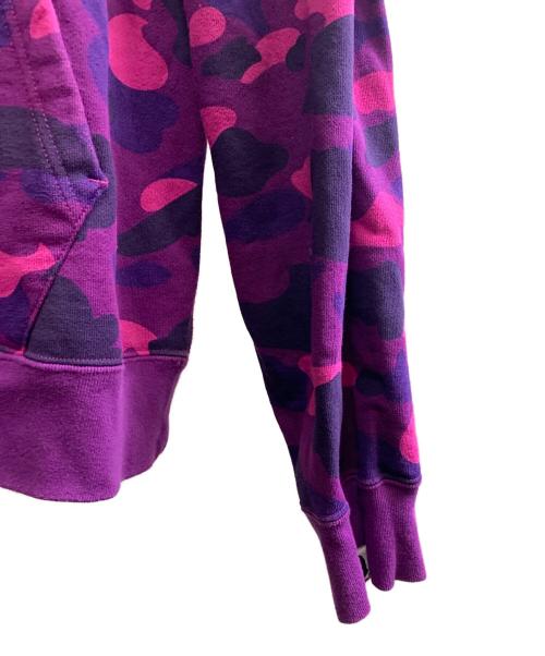 A BATHING APE（アベイシングエイプ）A BATHING APE (アベイシングエイプ) UNDEFEATED (アンディフィーテッド) A BATHING APE×UNDEFEATED　パーカー パープル サイズ:XLの古着・服飾アイテム