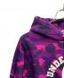 中古・古着 A BATHING APE (アベイシングエイプ) UNDEFEATED (アンディフィーテッド) A BATHING APE×UNDEFEATED　パーカー パープル サイズ:XL：18000円