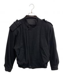 BALENCIAGA（バレンシアガ）の古着「BALENCIAGA　ブラック　ウールブルゾン」｜ブラック