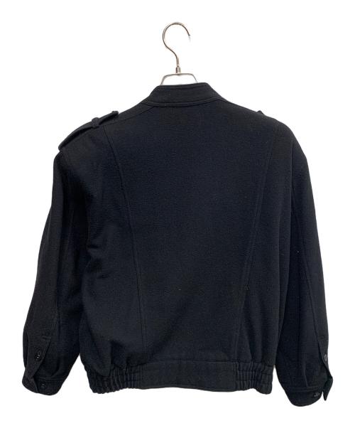 BALENCIAGA（バレンシアガ）BALENCIAGA (バレンシアガ) BALENCIAGA　ブラック　ウールブルゾン ブラック サイズ:SIZE Mの古着・服飾アイテム