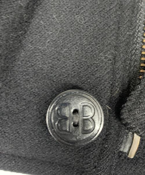 BALENCIAGA（バレンシアガ）BALENCIAGA (バレンシアガ) BALENCIAGA　ブラック　ウールブルゾン ブラック サイズ:SIZE Mの古着・服飾アイテム