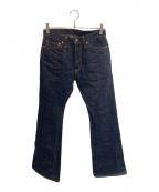 THE FLAT HEADザ・フラットヘッド）の古着「THE FLAT HEAD　インディゴ　	3007　ブーツカットデニムパンツ」｜インディゴ