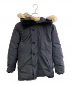 CANADA GOOSEカナダグース）の古着「CANADA GOOSE　	ネイビー　JASPER PARKA　ダウンジャケット」｜ネイビー