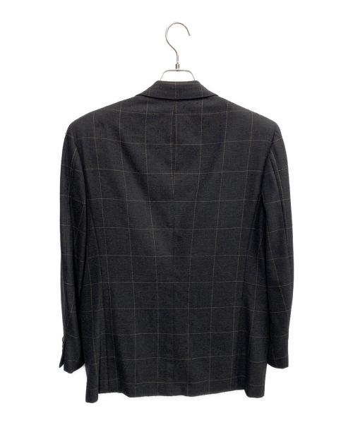 BRIONI（ブリオーニ）BRIONI (ブリオーニ) BRIONI　	グレー　チェック　FINISSIMO　テーラードジャケット グレー サイズ:不明の古着・服飾アイテム
