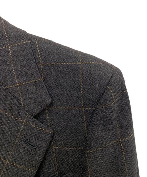 BRIONI（ブリオーニ）BRIONI (ブリオーニ) BRIONI　	グレー　チェック　FINISSIMO　テーラードジャケット グレー サイズ:不明の古着・服飾アイテム