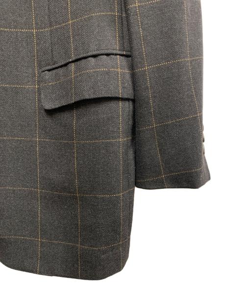 BRIONI（ブリオーニ）BRIONI (ブリオーニ) BRIONI　	グレー　チェック　FINISSIMO　テーラードジャケット グレー サイズ:不明の古着・服飾アイテム