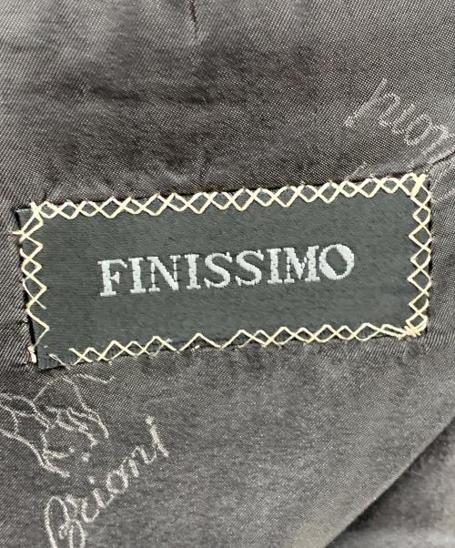 BRIONI（ブリオーニ）BRIONI (ブリオーニ) BRIONI　	グレー　チェック　FINISSIMO　テーラードジャケット グレー サイズ:不明の古着・服飾アイテム