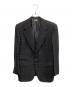 BRIONI（ブリオーニ）の古着「BRIONI　	グレー　チェック　FINISSIMO　テーラードジャケット」｜グレー