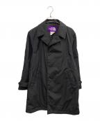 THE NORTHFACE PURPLELABELザ・ノースフェイス パープルレーベル）の古着「THE NORTHFACE PURPLELABEL　ブラック　ステンカラーコート」｜ブラック
