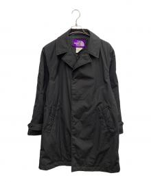 THE NORTHFACE PURPLELABEL（ザ・ノースフェイス パープルレーベル）の古着「THE NORTHFACE PURPLELABEL　ブラック　ステンカラーコート」｜ブラック