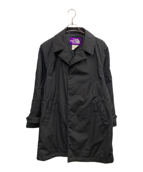THE NORTHFACE PURPLELABEL（ザ・ノースフェイス パープルレーベル）THE NORTHFACE PURPLELABEL (ザ・ノースフェイス パープルレーベル) THE NORTHFACE PURPLELABEL　ブラック　ステンカラーコート ブラック サイズ:SIZE Lの古着・服飾アイテム