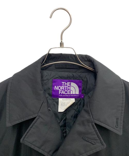 THE NORTHFACE PURPLELABEL（ザ・ノースフェイス パープルレーベル）THE NORTHFACE PURPLELABEL (ザ・ノースフェイス パープルレーベル) THE NORTHFACE PURPLELABEL　ブラック　ステンカラーコート ブラック サイズ:SIZE Lの古着・服飾アイテム