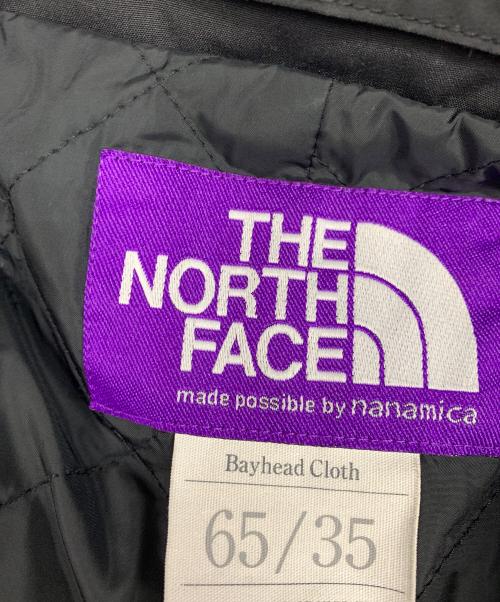 THE NORTHFACE PURPLELABEL（ザ・ノースフェイス パープルレーベル）THE NORTHFACE PURPLELABEL (ザ・ノースフェイス パープルレーベル) THE NORTHFACE PURPLELABEL　ブラック　ステンカラーコート ブラック サイズ:SIZE Lの古着・服飾アイテム