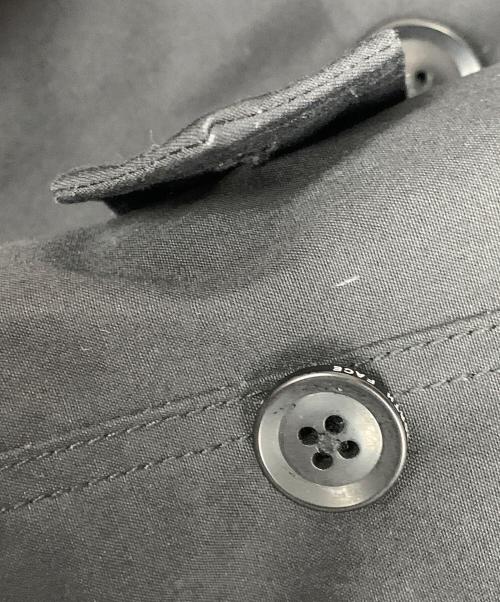 THE NORTHFACE PURPLELABEL（ザ・ノースフェイス パープルレーベル）THE NORTHFACE PURPLELABEL (ザ・ノースフェイス パープルレーベル) THE NORTHFACE PURPLELABEL　ブラック　ステンカラーコート ブラック サイズ:SIZE Lの古着・服飾アイテム
