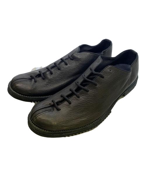 Yohji Yamamoto pour homme（ヨウジヤマモト プールオム）Yohji Yamamoto pour homme (ヨウジヤマモト プールオム) Yohji Yamamoto pour homme　ブラック　ドレスシューズ ブラック サイズ:SIZE 04の古着・服飾アイテム