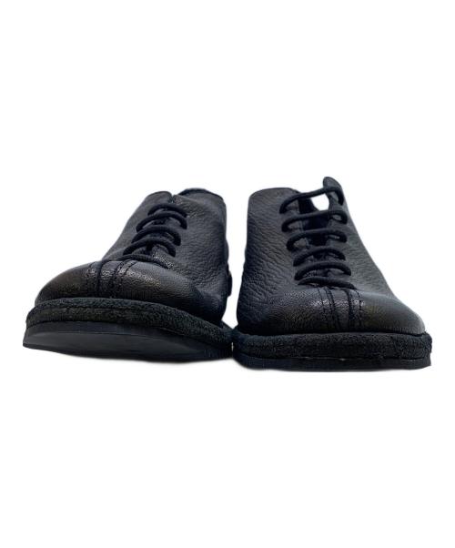 Yohji Yamamoto pour homme（ヨウジヤマモト プールオム）Yohji Yamamoto pour homme (ヨウジヤマモト プールオム) Yohji Yamamoto pour homme　ブラック　ドレスシューズ ブラック サイズ:SIZE 04の古着・服飾アイテム