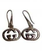 GUCCIグッチ）の古着「GUCCI　インターロッキングGフックピアス　SILVER925　ピアス」