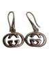 GUCCI（グッチ）の古着「GUCCI　インターロッキングGフックピアス　SILVER925　ピアス」