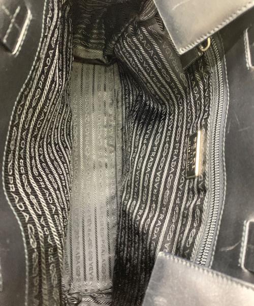 PRADA（プラダ）PRADA (プラダ) PRADA　ブラック　トートバッグ ブラックの古着・服飾アイテム