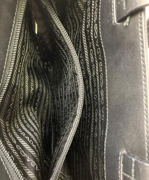 PRADA（プラダ）PRADA (プラダ) PRADA　ブラック　トートバッグ ブラックの古着・服飾アイテム