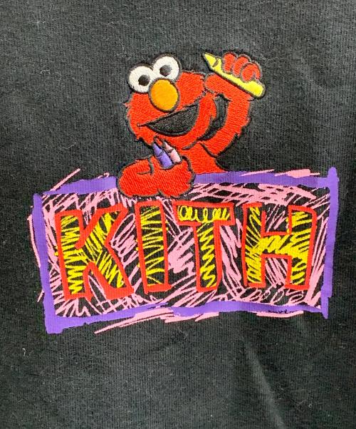 SESAME STREET（セサミストリート）SESAME STREET (セサミストリート) KITH (キス) SESAME STREET　KITH　ブラック　刺繍デザインスウェット ブラック サイズ:SIZE XLの古着・服飾アイテム