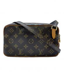 LOUIS VUITTON（ルイ ヴィトン）の古着「モノグラム　マルリーバンドリエール　ショルダーポーチ」｜ブラウン