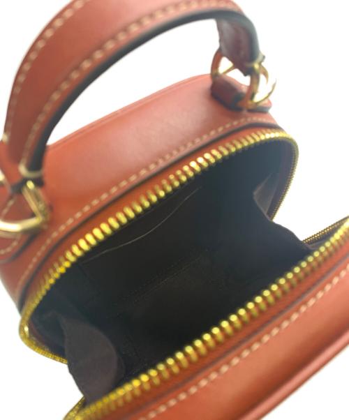 COACH（コーチ）COACH (コーチ) シグネチャー　ショルダーポーチ ブラウン×ベージュの古着・服飾アイテム