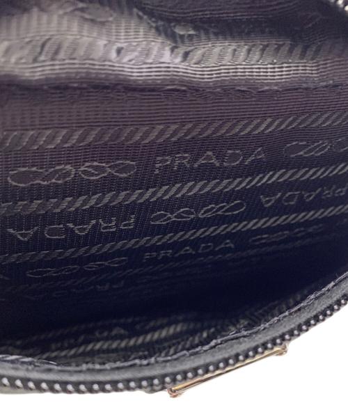 PRADA（プラダ）PRADA (プラダ) PRADA　クラッチバッグ ブラック×ネイビーの古着・服飾アイテム