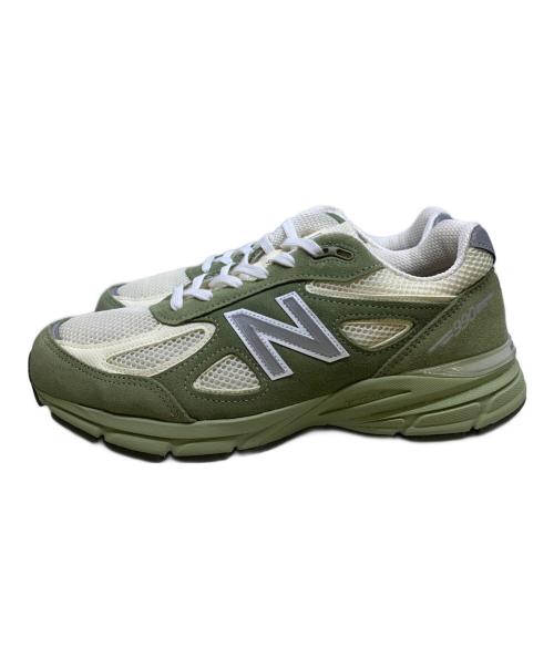 NEW BALANCE（ニューバランス）NEW BALANCE (ニューバランス) NEW BALANCE ホワイト×グリーン スニーカー ホワイト×グリーン サイズ:27cmの古着・服飾アイテム