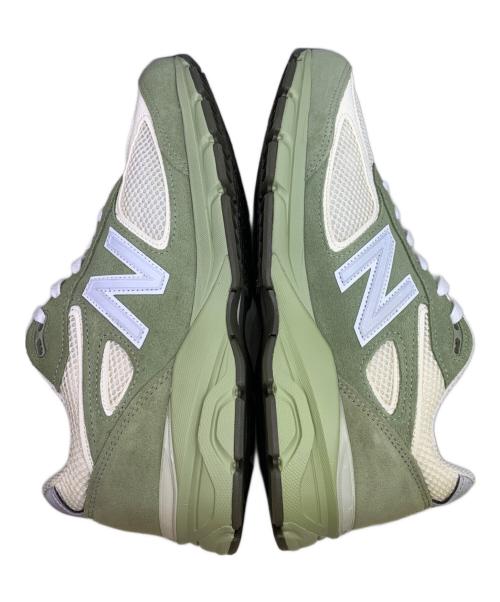 NEW BALANCE（ニューバランス）NEW BALANCE (ニューバランス) NEW BALANCE ホワイト×グリーン スニーカー ホワイト×グリーン サイズ:27cmの古着・服飾アイテム