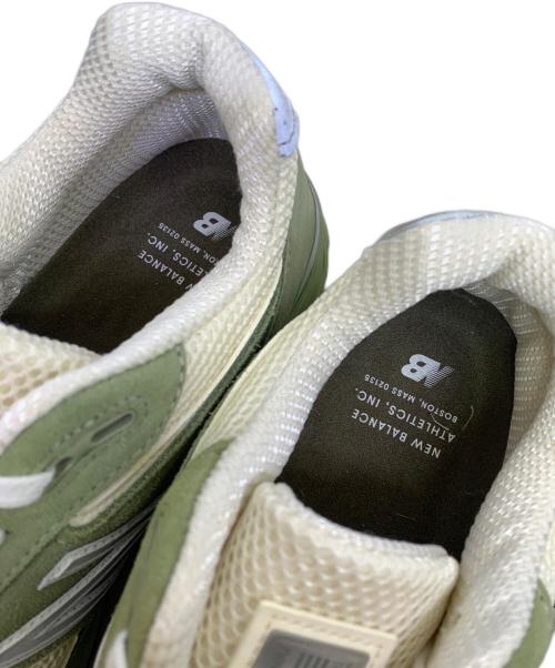 NEW BALANCE（ニューバランス）NEW BALANCE (ニューバランス) NEW BALANCE ホワイト×グリーン スニーカー ホワイト×グリーン サイズ:27cmの古着・服飾アイテム