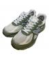 NEW BALANCE（ニューバランス）の古着「NEW BALANCE ホワイト×グリーン スニーカー」｜ホワイト×グリーン