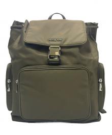 MICHAEL KORS（マイケルコース）の古着「MICHAEL KORS　ナイロンリュック」｜カーキ