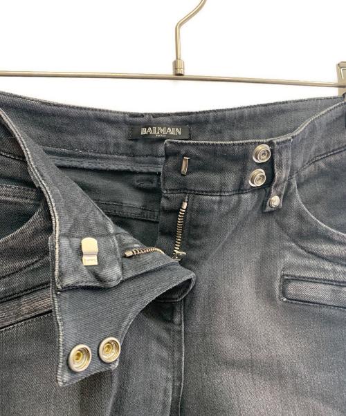 BALMAIN（バルマン）BALMAIN (バルマン) BALMAIN　スキニーデニムパンツ ブラック サイズ:SIZE 86cm (W34)の古着・服飾アイテム