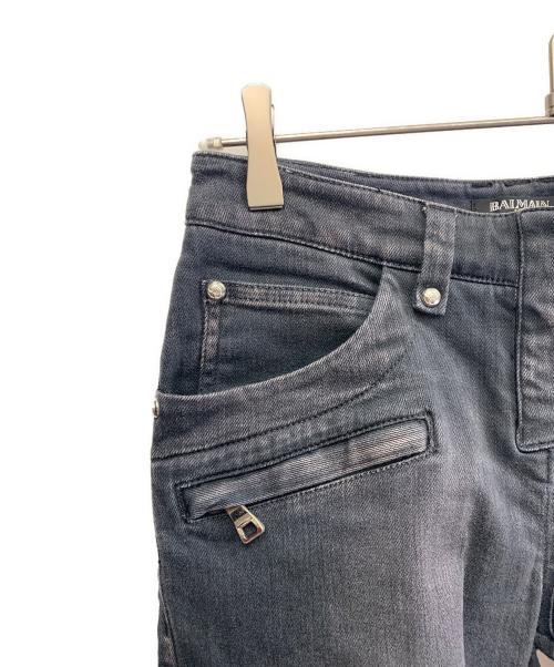BALMAIN（バルマン）BALMAIN (バルマン) BALMAIN　スキニーデニムパンツ ブラック サイズ:SIZE 86cm (W34)の古着・服飾アイテム