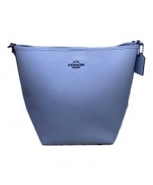 COACH（コーチ）の古着「COACH　スカイブルー　ワンショルダーバッグ」｜スカイブルー