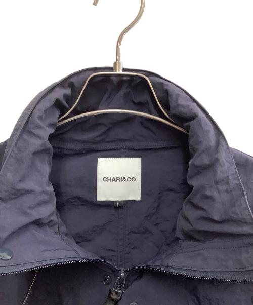 CHARI & CO NYC（チャリアンドコーニューヨーク）CHARI & CO NYC (チャリアンドコーニューヨーク) PWA (プア) CHARI & CO NYC×PWA　ナイロンジャケット ネイビー サイズ:Lの古着・服飾アイテム