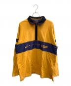 NAUTICAノーティカ）の古着「ハーフジップスウェット」｜オレンジ