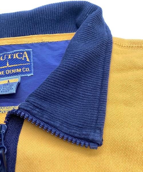 NAUTICA（ノーティカ）NAUTICA (ノーティカ) ハーフジップスウェット オレンジ サイズ:Lの古着・服飾アイテム