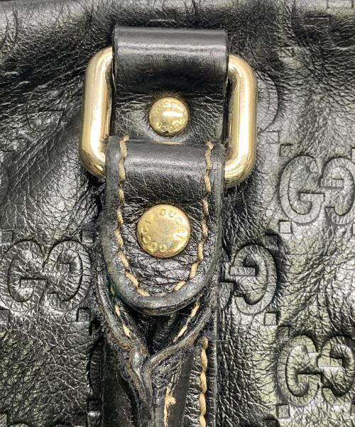 GUCCI（グッチ）GUCCI (グッチ) GUCCI　ブラック　ブリーフケース ブラックの古着・服飾アイテム