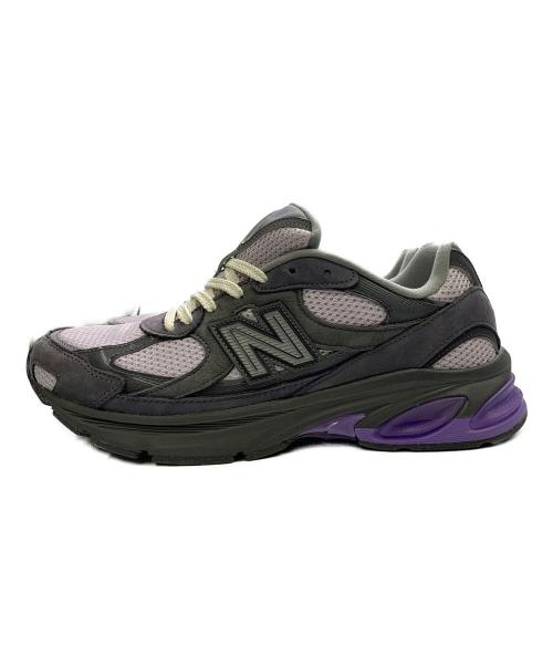 NEW BALANCE（ニューバランス）NEW BALANCE (ニューバランス) NEW BALANCE　グレー×パープル　スニーカー グレー×パープル サイズ:SIZE 29cm 未使用品の古着・服飾アイテム