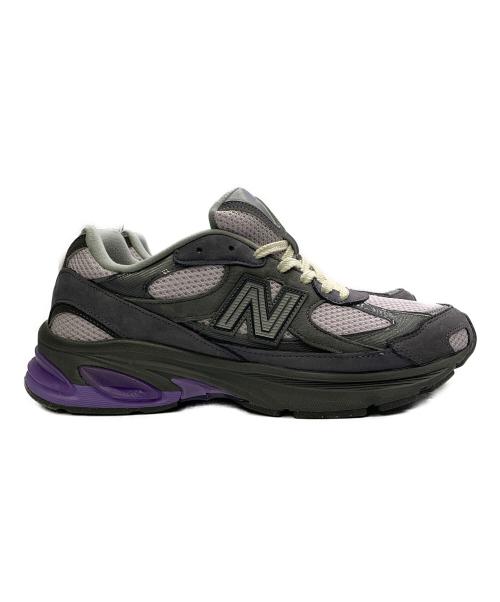 NEW BALANCE（ニューバランス）NEW BALANCE (ニューバランス) NEW BALANCE　グレー×パープル　スニーカー グレー×パープル サイズ:SIZE 29cm 未使用品の古着・服飾アイテム