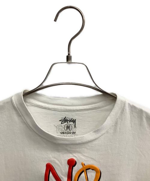 stussy（ステューシー）stussy (ステューシー) stussy　タワレコ　半袖カットソー ホワイト サイズ:Mの古着・服飾アイテム
